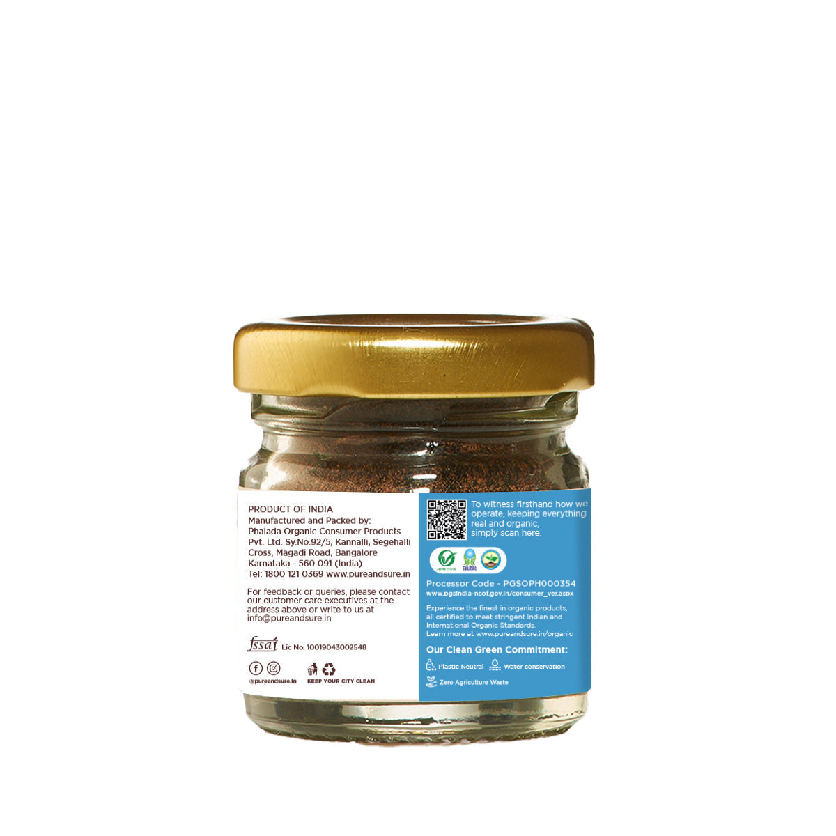 Pure & Sure Organic Vanilla Powder 