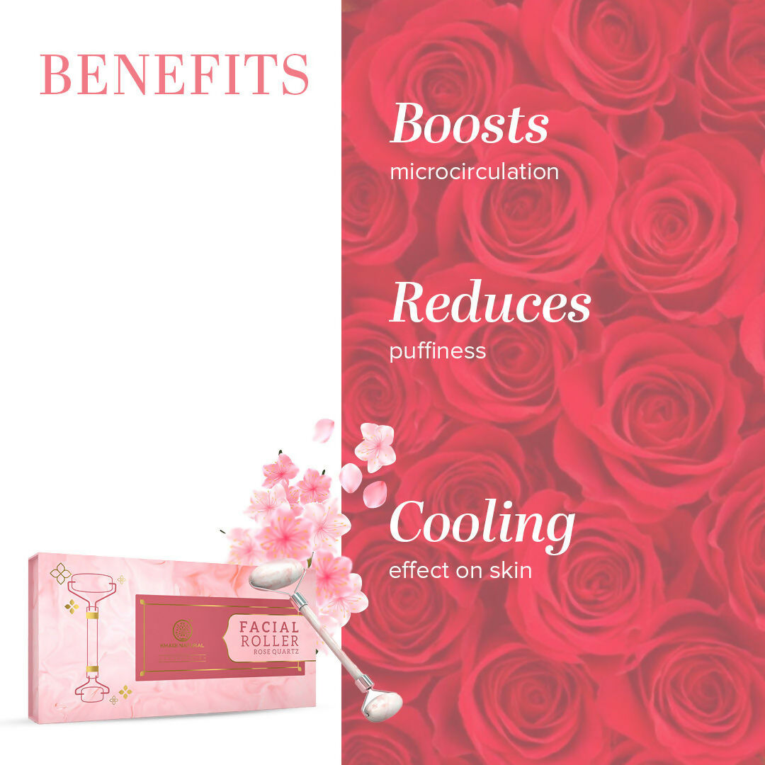 Khadi Natural Rose Quartz Facial Roller  Grab2Buy Khadi Natural Grab2Buy