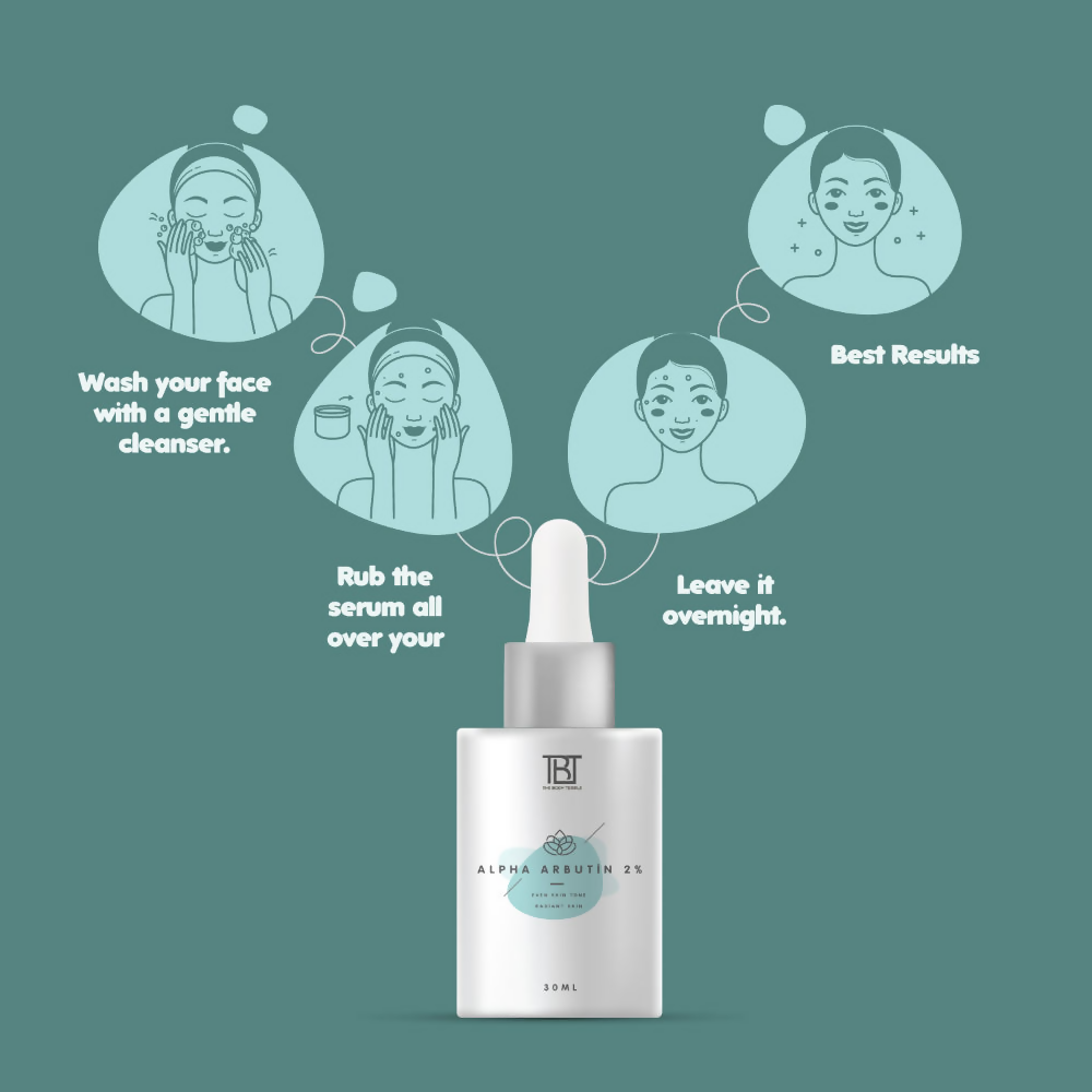 The Body Temple Bodyops 2% Alpha Arbutin Face Serum  Grab2Buy The Body Temple Grab2Buy
