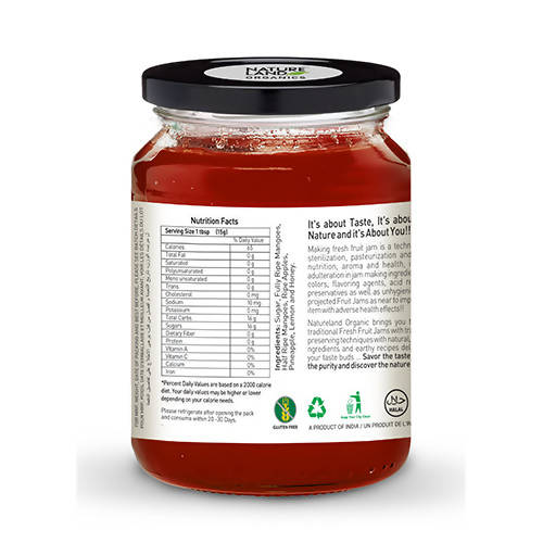 Nature Land Organics Mix Fruit Jam 