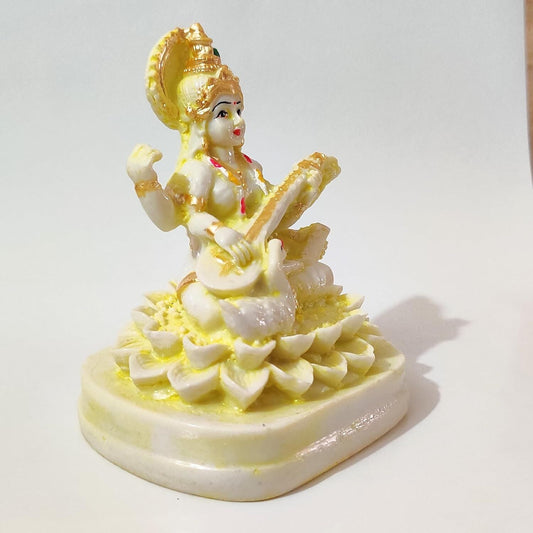 Goddess Handcrafted Saraswati Idol - Grab2buy