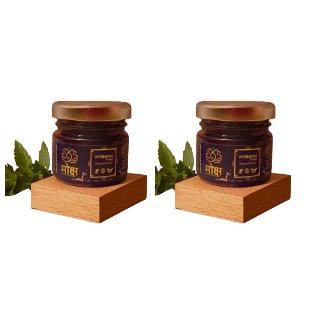 Moksha Botanicals Veeratva SJ Resin with Gold 