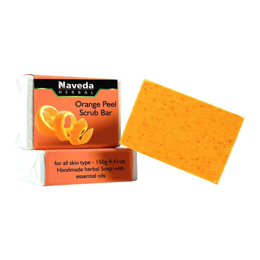 Naveda Herbal Orange Peel Scrub Bar - Grab2buy