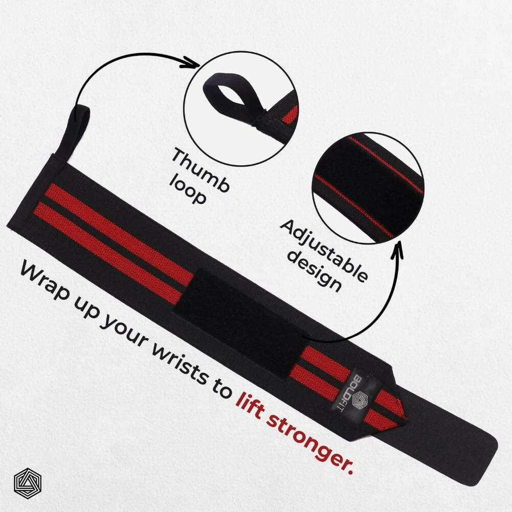 Boldfit Cotton Wrist Band for Men & Women 
