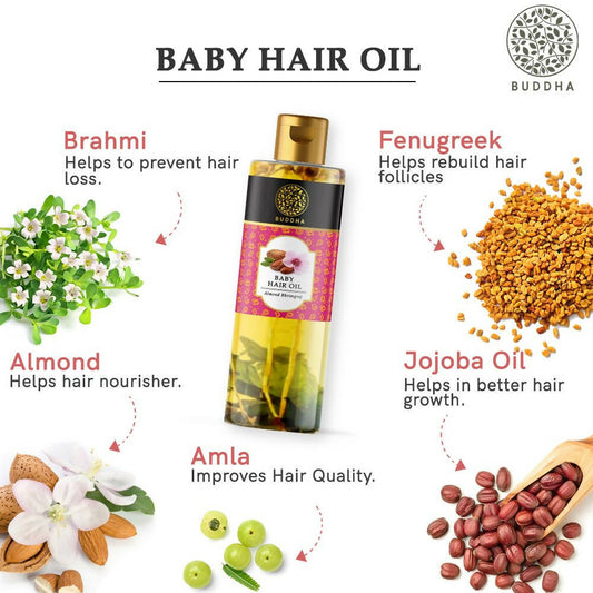 Buddha Natural Baby Hair Oil - Grab2buy