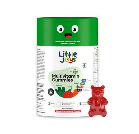 Little Joys Multivitamin Gummies for Kids (2-6 yrs) - No Added Sugar 