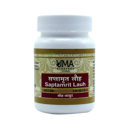 Uma Ayurveda Saptamrat Lauh Ayurvedic Tablets 