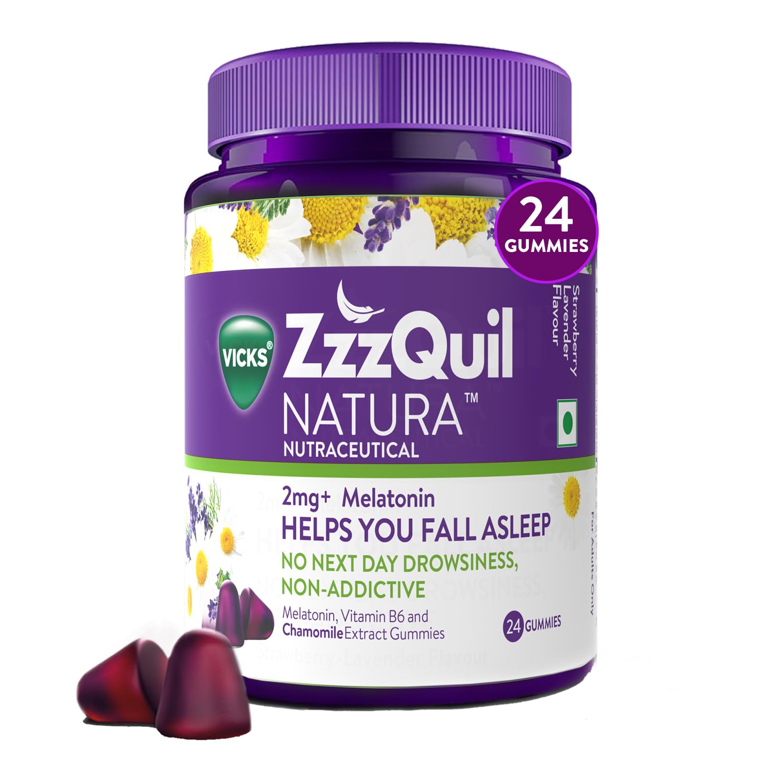 Vicks ZzzQuil Natura Melatonin Sleep Gummies 