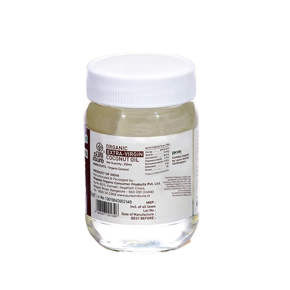 Pure & Sure Organic Extra Virgin Coconut Oil 