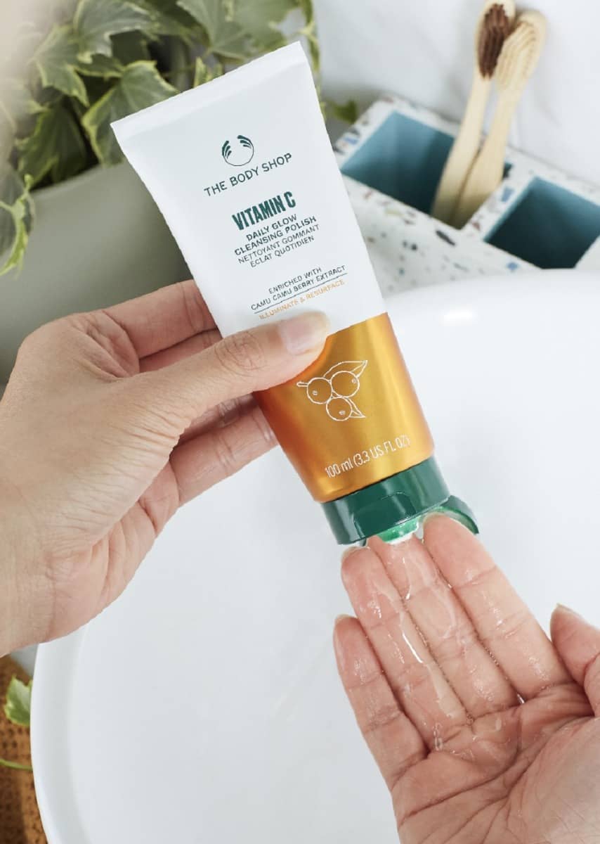 The Body Shop Vitamin C Daily Glow Cleansing Polish  Grab2Buy The Body Shop Grab2Buy