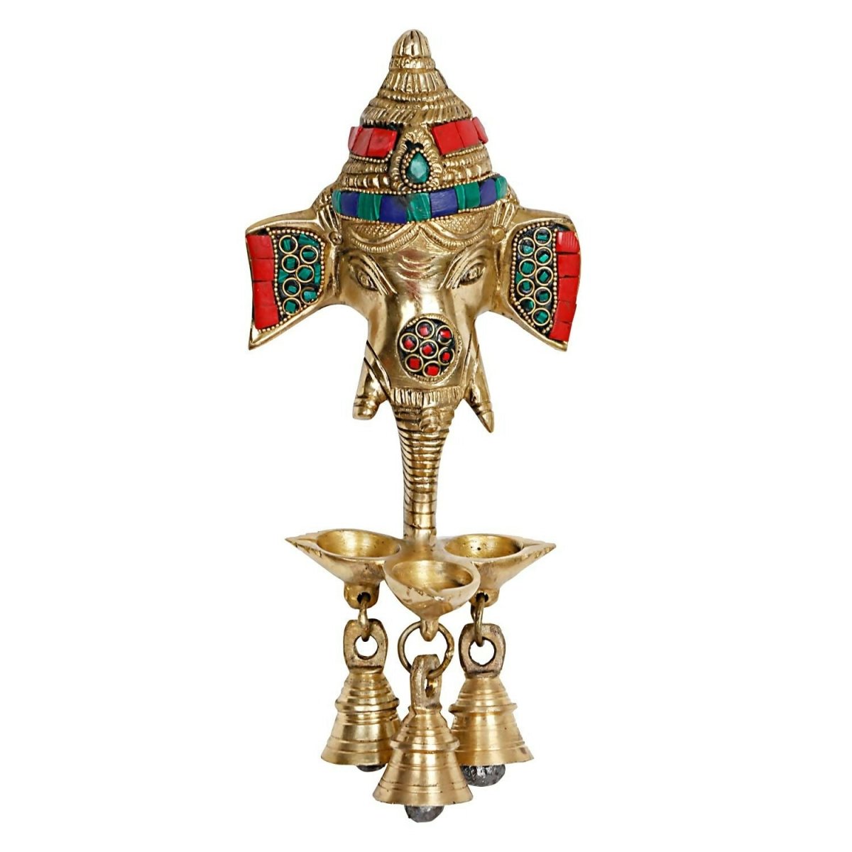 Artvarko Brass Ganesha Wall Hanging - Grab2buy