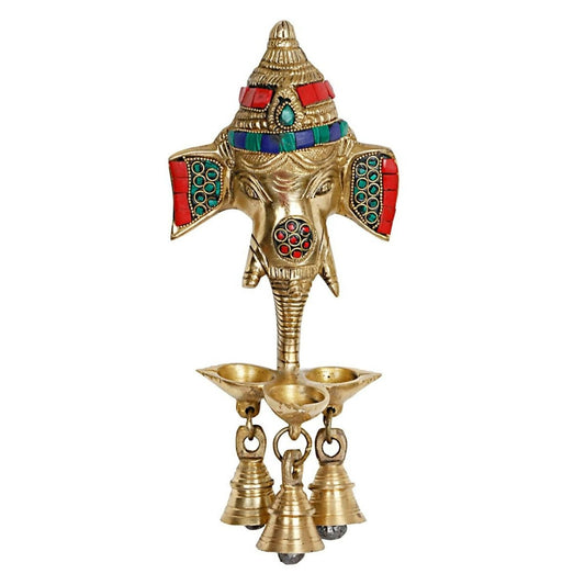 Artvarko Brass Ganesha Wall Hanging - Grab2buy