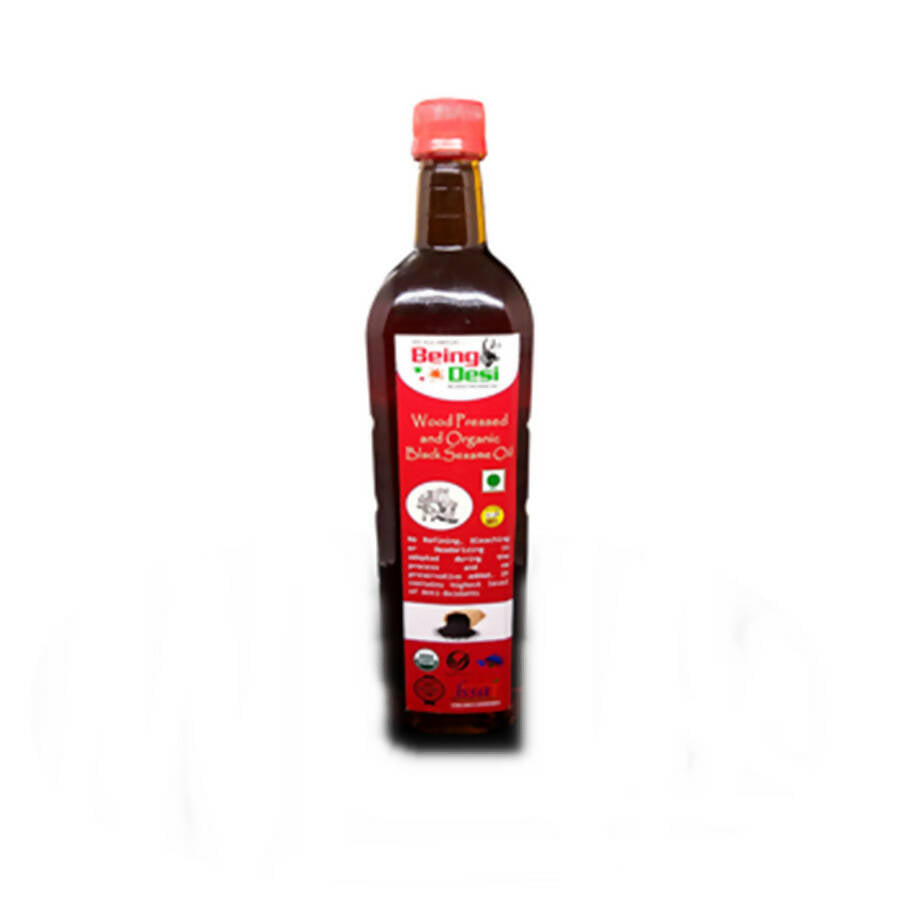 Being Desi Wood pressed Organic Black Sesame Oil 