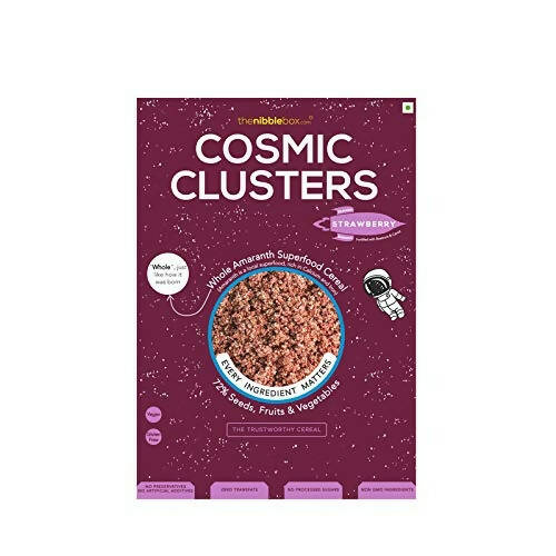 Thenibblebox Strawberry Cosmic Clusters (Millet Cereals) 