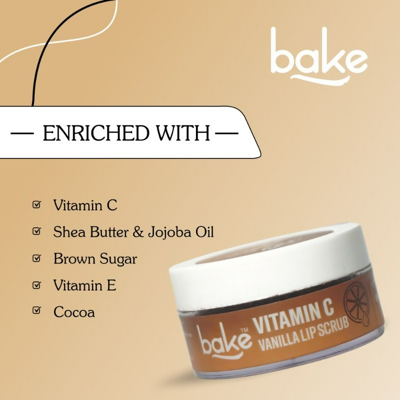 Bake Vitamin C Vanilla Lip Exfoliating & Lightening Scrub 