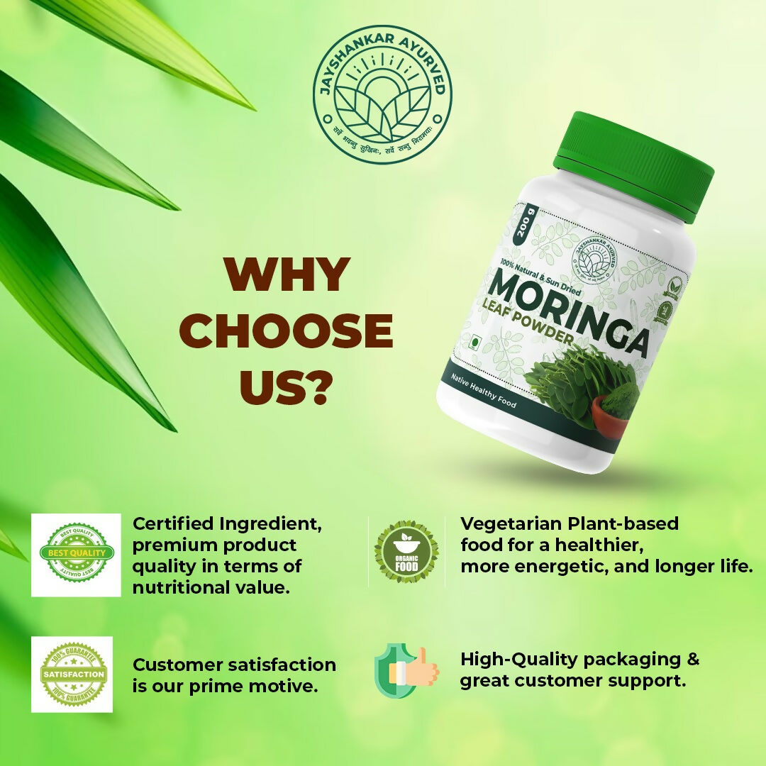 Jayshankar Ayurved Moringa Leaf Powder 