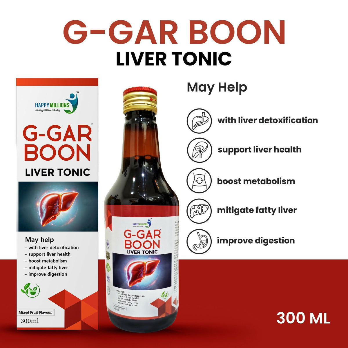 HappyMillions G-Gar Boon Liver Tonic 