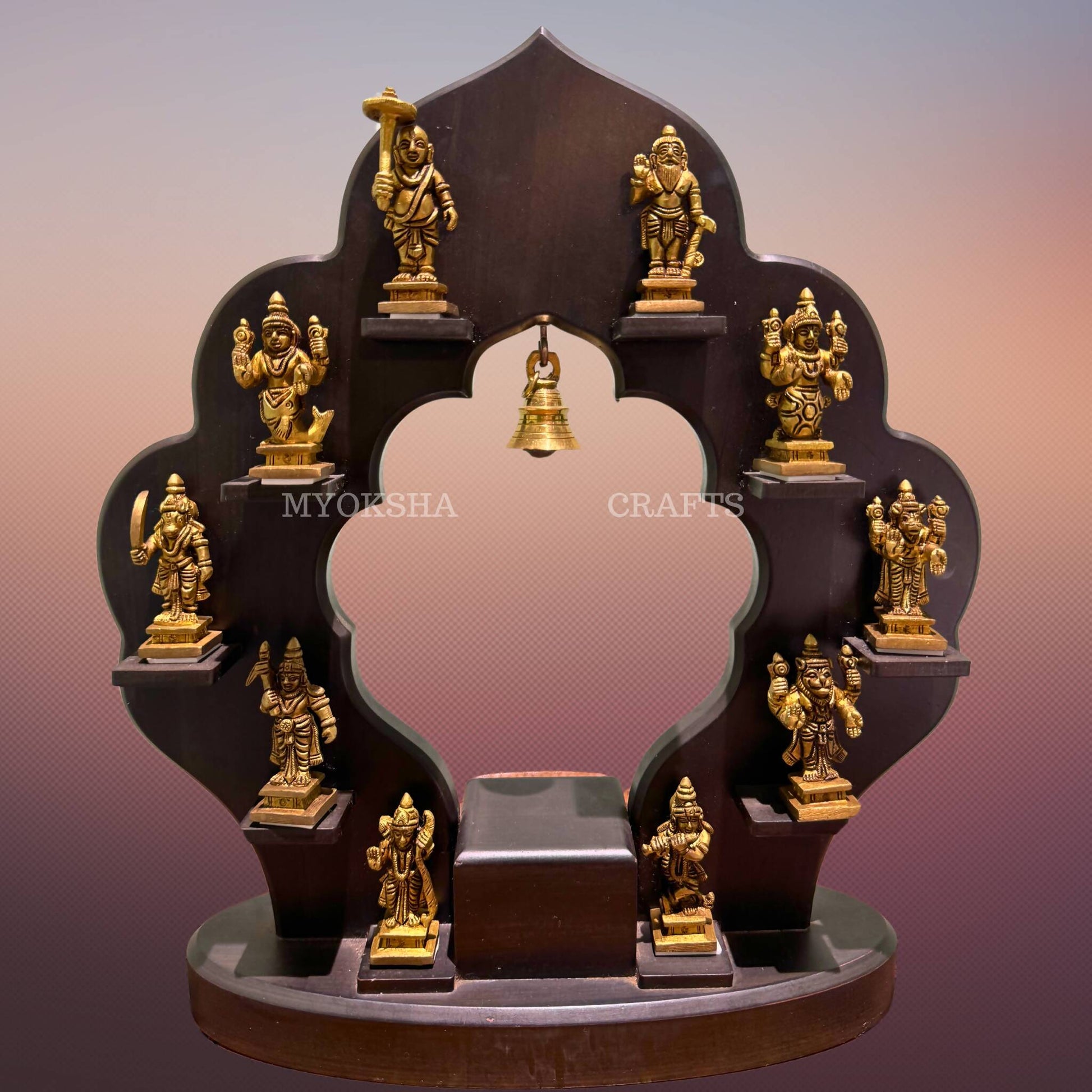 Brass Dashavatara Idol Set - Grab2buy