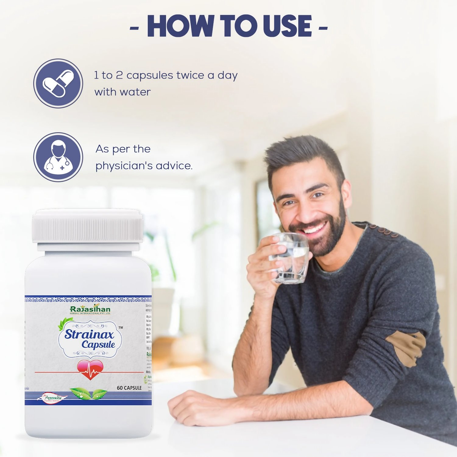Rajasthan Herbals Strainax Capsules 