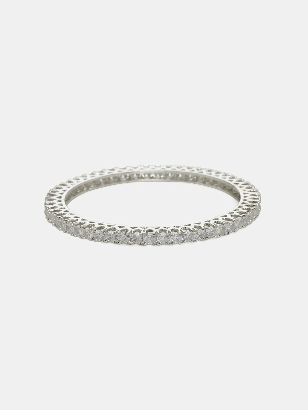 Crystal Stone Bangle- Ruby Raang 