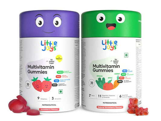 Little Joys Multivitamins for Moms & Kids Gummies 2-6 yr Combo