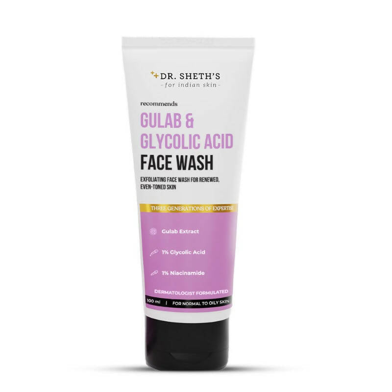 Dr. Sheth's Gulab & Glycolic Acid Face Wash - Grab2buy