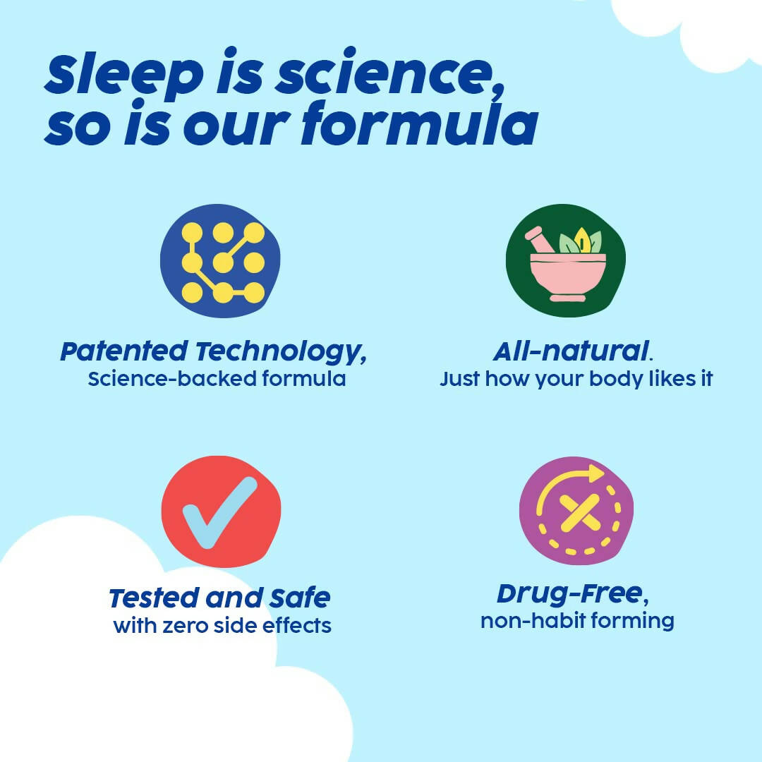 PLIX The Plant Fix Melatonin Deep Sleep Oral Dissolving Mini Mints Effervescent Tablets 