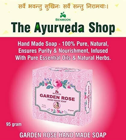 Benmoon Ayurveda Garden Rose Hand Made Soap - Grab2buy