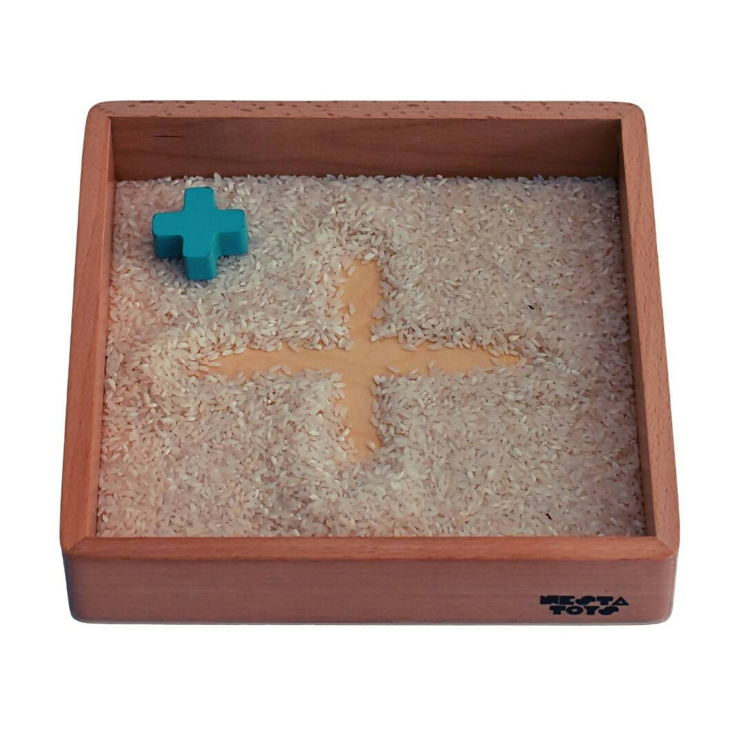 Nesta Toys Montessori Tray - Beech Wood - Grab2buy