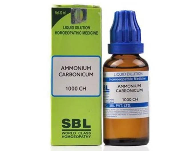 SBL Homeopathy Ammonium Carbonicum Dilution - Grab2buy