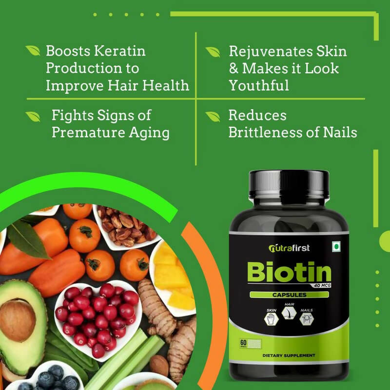 Nutrafirst Biotin Capsules - Grab2buy