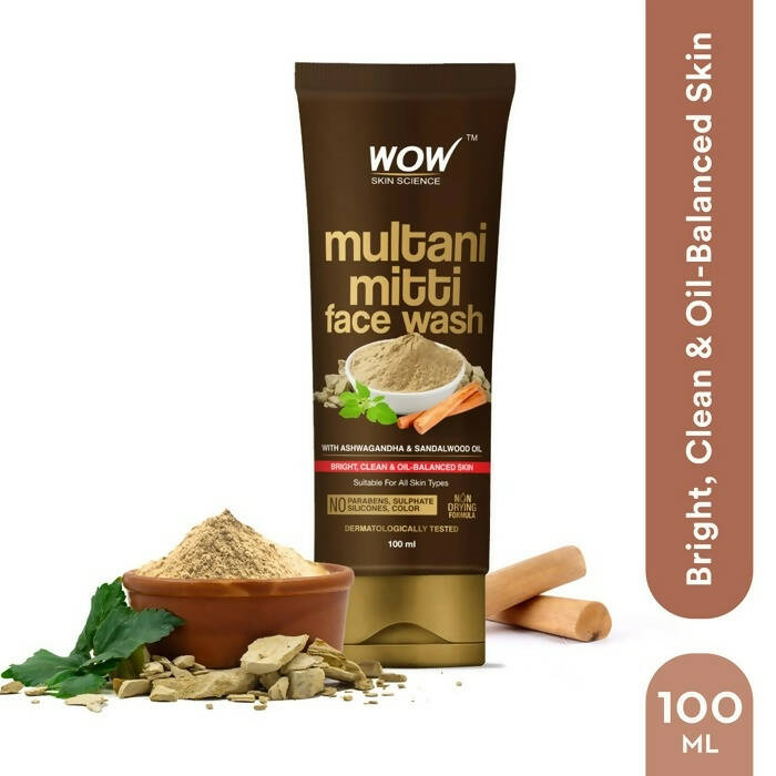 Wow Skin Science Purifying Multani Mitti Face Wash 