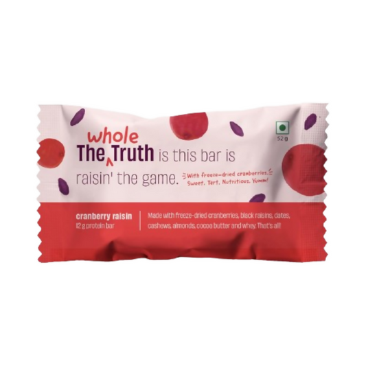 The Whole Truth Protein Bars - Cranberry Raisin  Grab2Buy The Whole Truth Grab2Buy