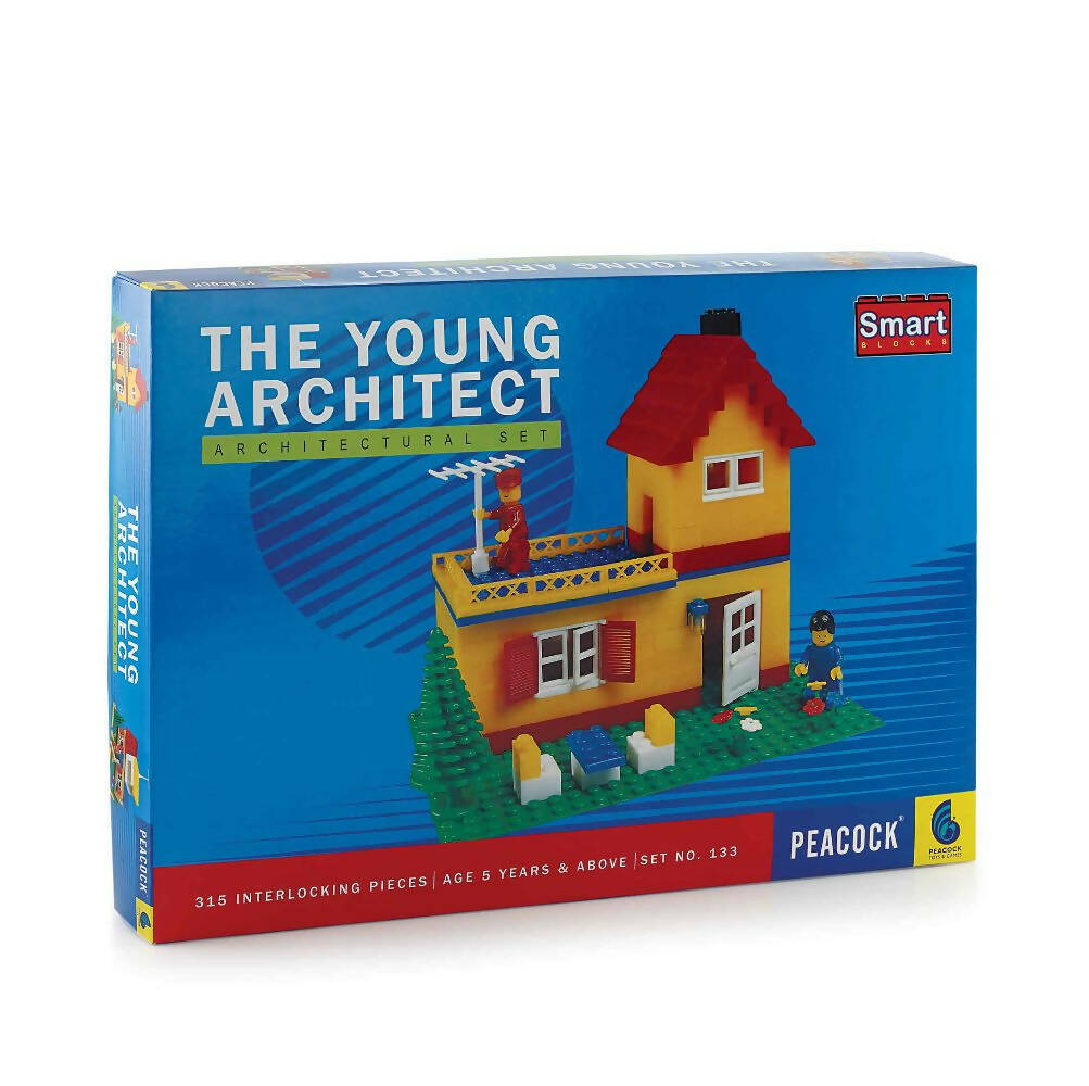 Peacock The Young Architect Set Building Block Set For Kids - Grab2buy