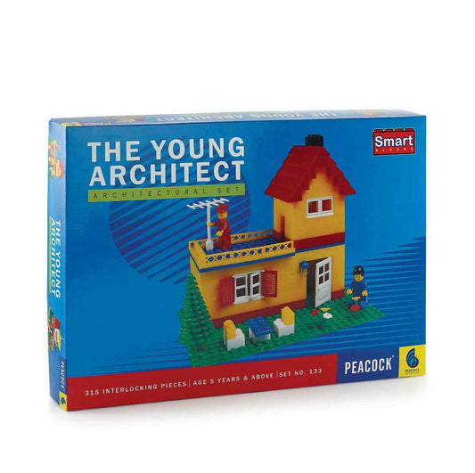 Peacock The Young Architect Set Building Block Set For Kids - Grab2buy
