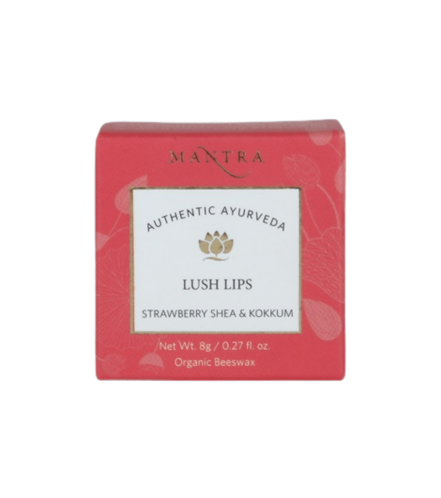 Mantra Herbal Lush Lips Strawberry, Shea & Kokkum - Grab2buy