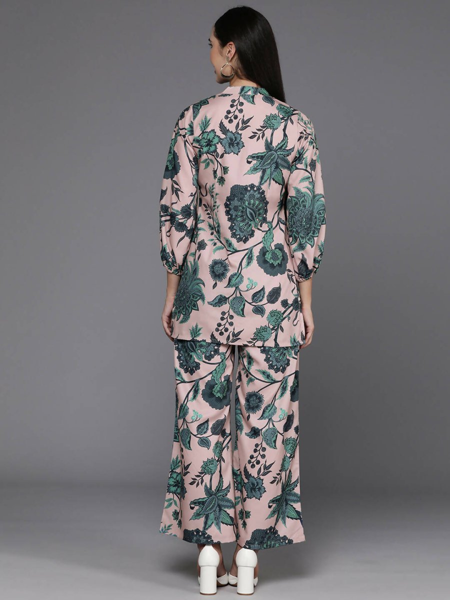 Ahalyaa Women's Traditional Wear Co-ods - Tan