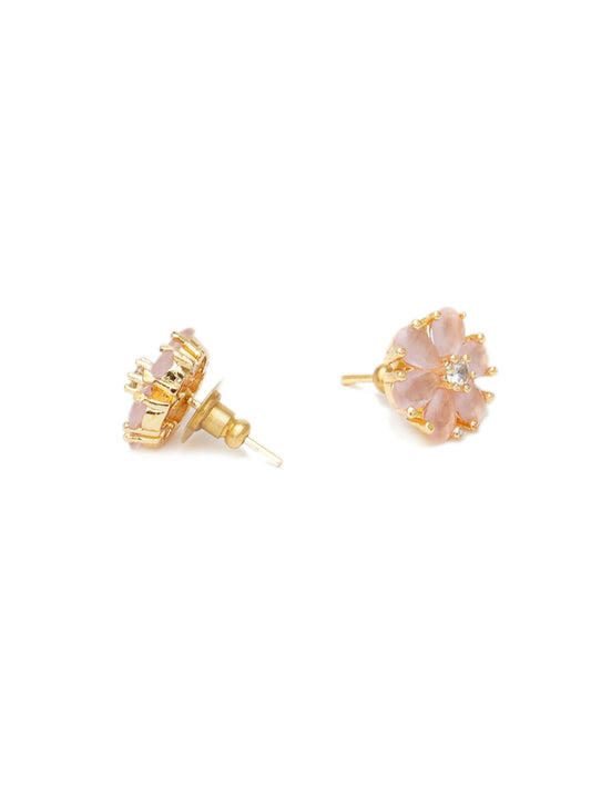 stone stud (peach) - Ruby Raang - Grab2buy