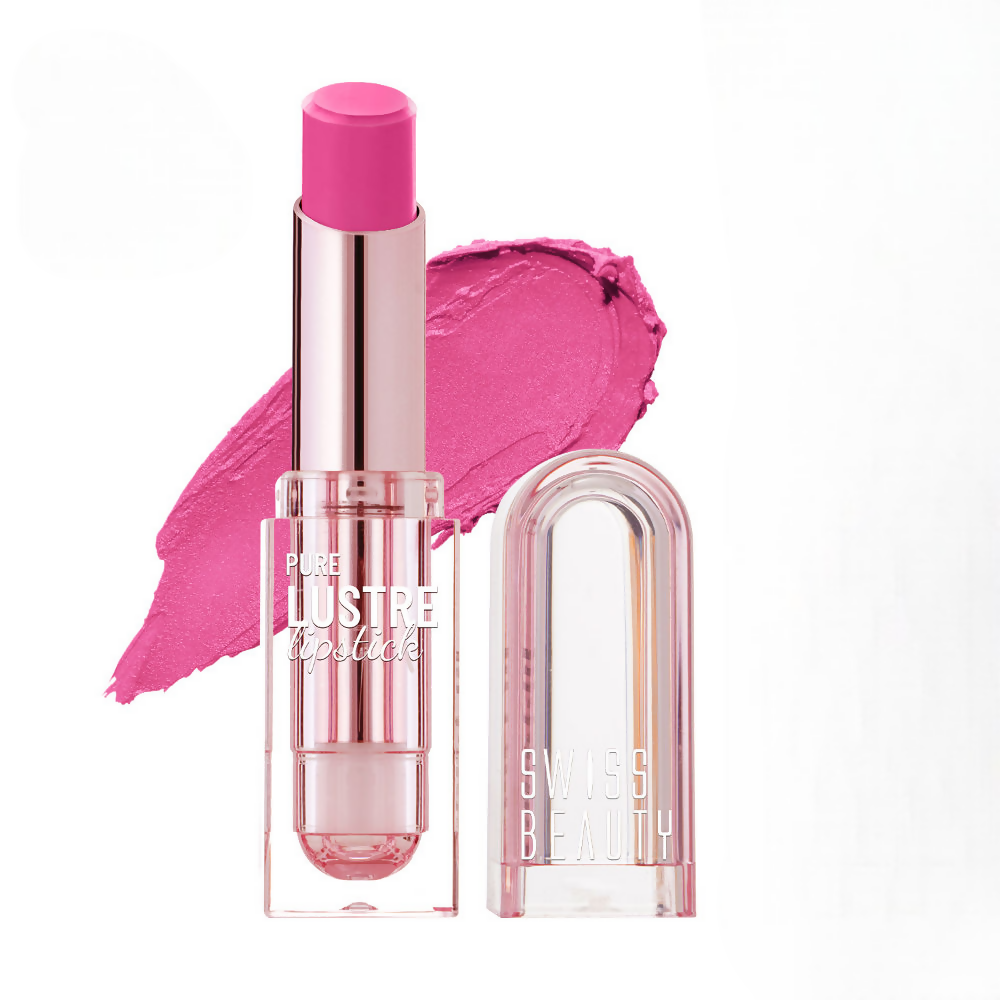 Swiss Beauty High Shine Finish Smooth Glide Pure Lustre Lipstick - 2 My Rose 