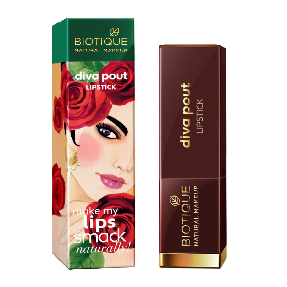 Biotique Diva Pout Lipstick - Salsa Crush