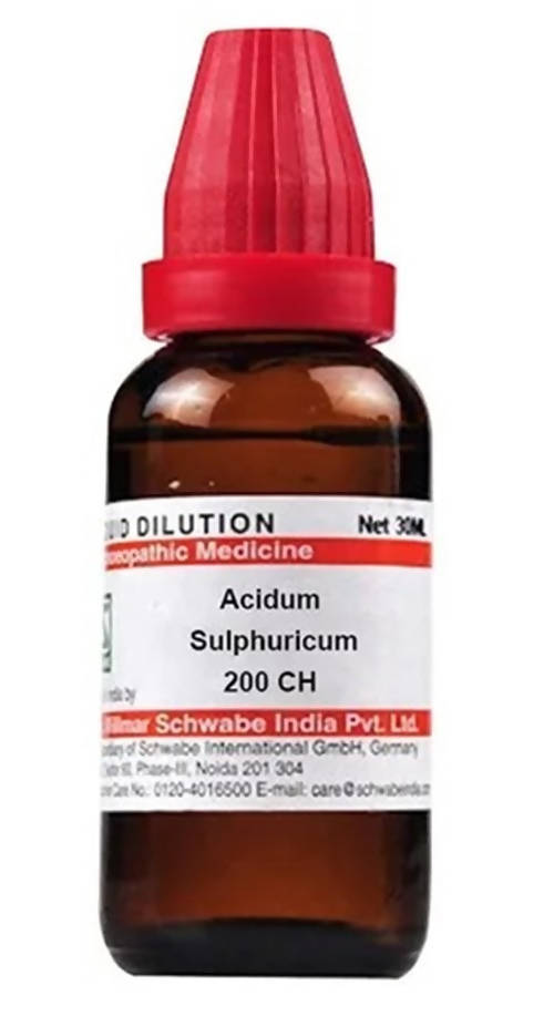 Dr. Willmar Schwabe India Acidum Sulphuricum Dilution 