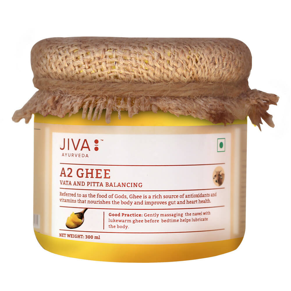 Jiva Ayurveda A2 Gir Desi Cow Ghee | Desi Gir Cow Ghee | Pure and Natural Ghee From A2 Cow Milk 