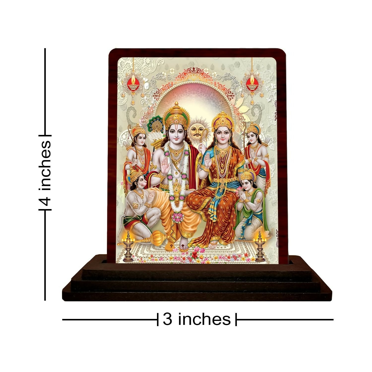 Plan To Gift Ram Darbar Wooden Idol - Grab2buy