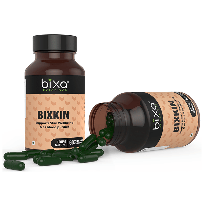 Bixa Botanical Bixkin 455mg Vegetarian Capsule 