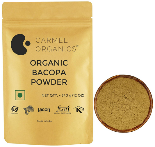 Carmel Organics Brahmi/Bacopa Monnieri Powder 