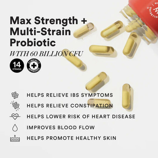 Wellbeing Nutrition Slow Daily Probiotics Capsules - Grab2buy