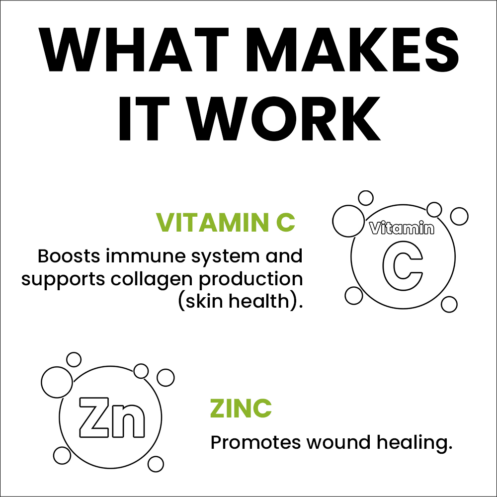 Sprowt Plant Based Vitamin C + Zinc Capsules - Grab2buy