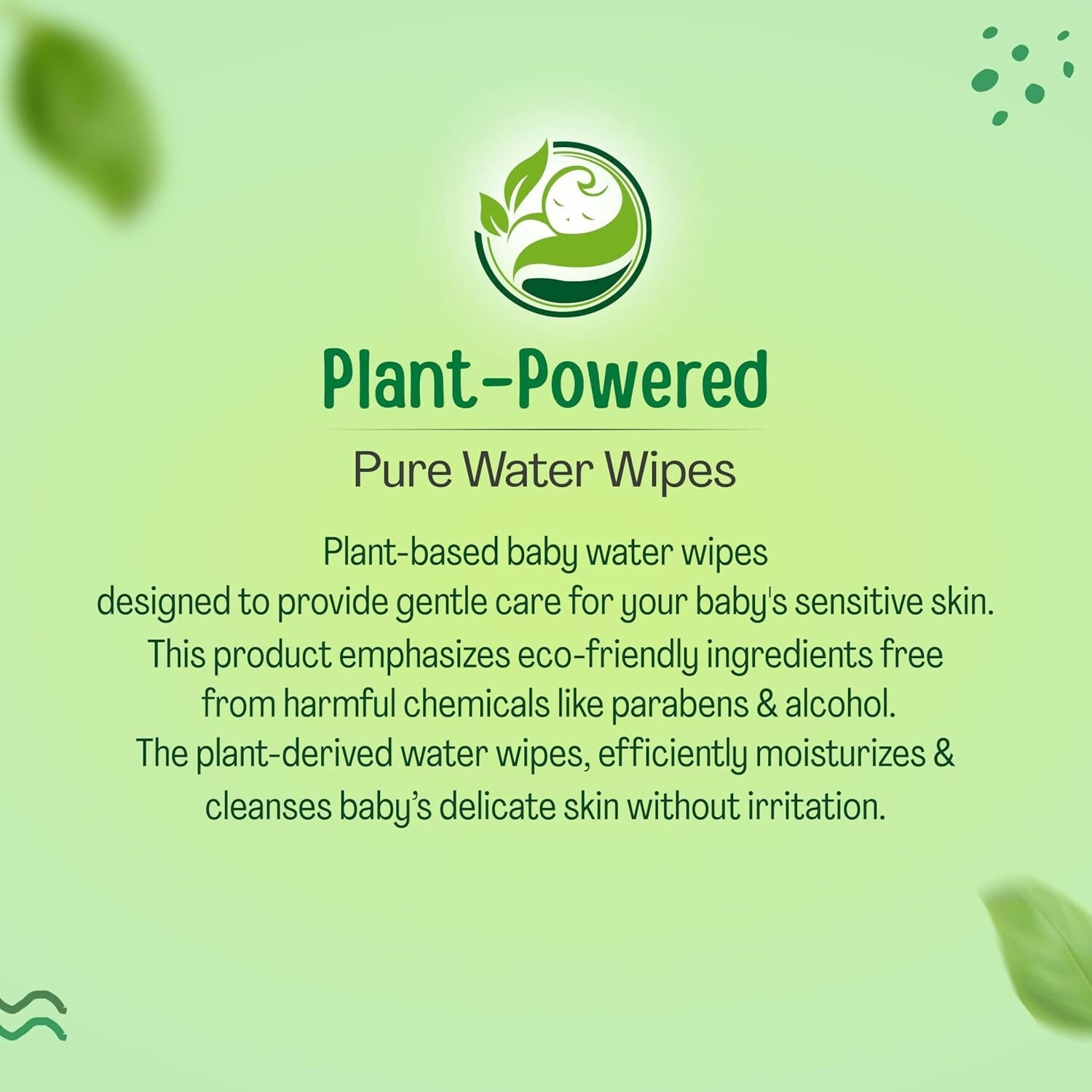 LuvLap Plant Based 99% Pure Water Extra Thick Unscented Baby Wipes