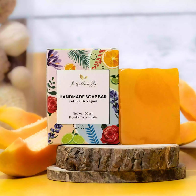 The Wellness Shop Skin Brightening Papaya Handmade Soap  Grab2Buy The Wellness Shop Grab2Buy