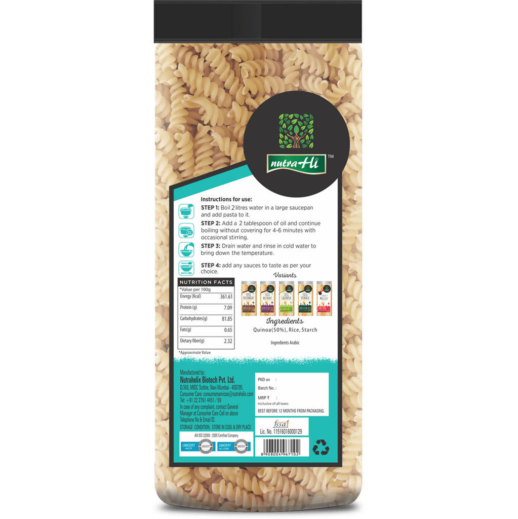 NutraHi Gluten-Free Pasta Rich Quinoa - Grab2buy